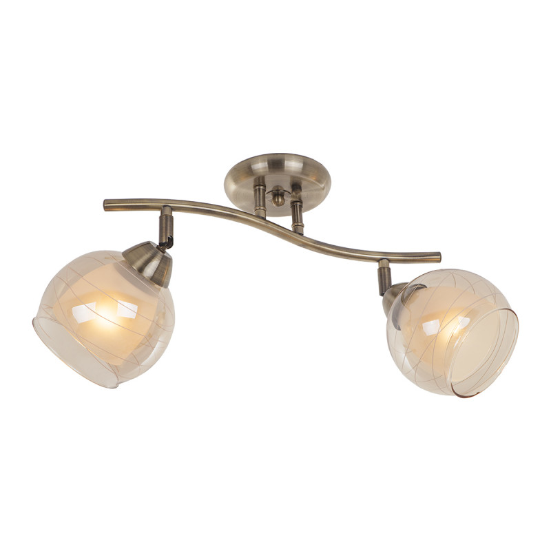 Бра IDLamp 844/2PF-Oldbronze