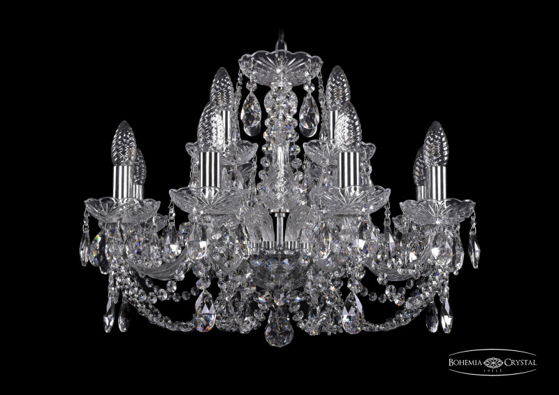 Фото Bohemia Ivele Crystal 1406/8+4/195/Ni. Купить с доставкой