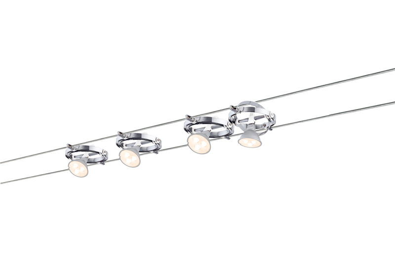 94126 Светильник Wire System Cardan LED 4x4W GU5,3, хром Paulmann