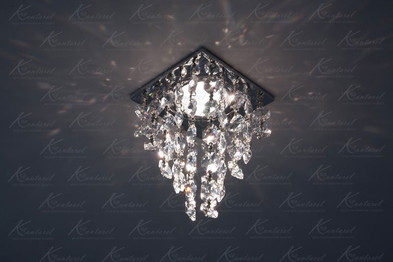 Встраиваемый светильник Kantarel CD 020.3.1 crystal