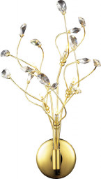 Бра N-Light 06 2185 0381 05 gold, white crystal ASFOUR