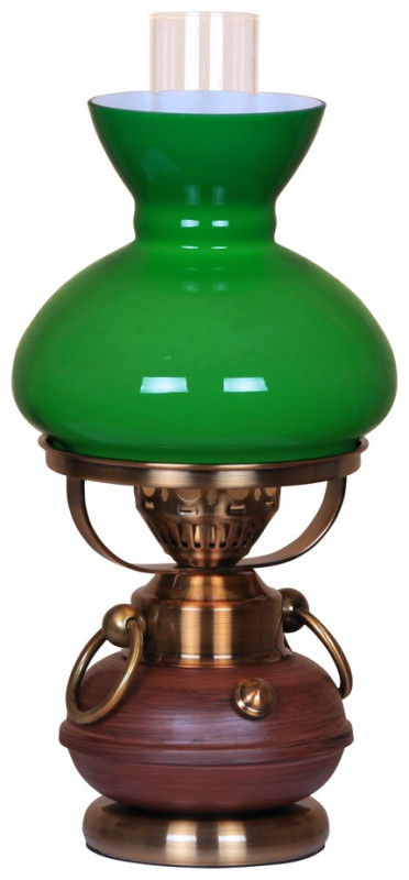Настольная лампа VELANTE 321-584-01 кровать интерьерная кантри микровельвет зеленый 160х200