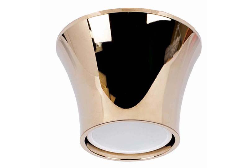 Накладной светильник Donolux N1596-Gold точечный накладной светильник de markt круз 637016501