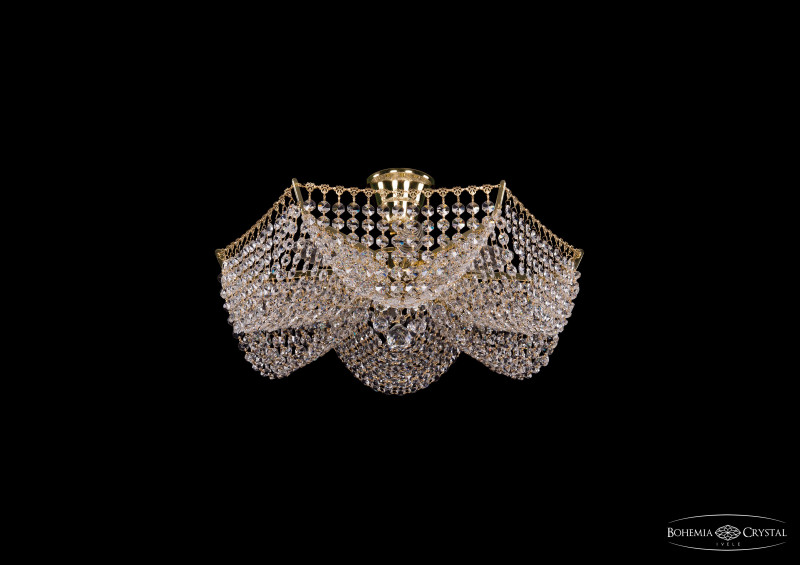 Bohemia Ivele Crystal 7708/6/G потолочная люстра bohemia ivele 7708 gold арт 7708 6 g