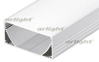 Фото Arlight Профиль с экраном ALU-POWER-W80N-2000 ANOD+FROST. Купить с доставкой
