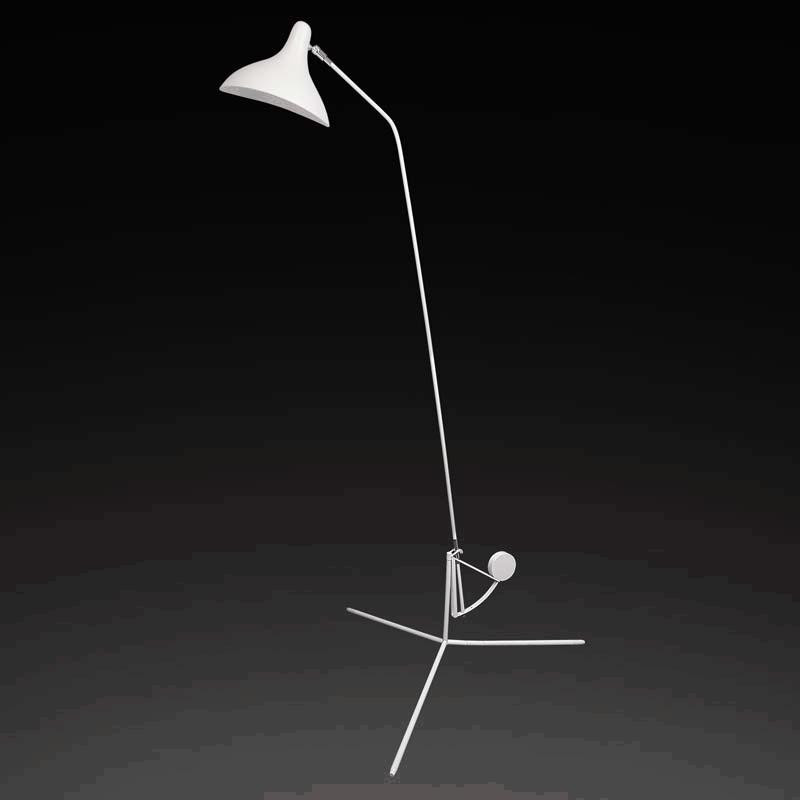 Lightstar 764716*** (ML14003041-1В) Торшер MANTI 1х40W E14 White, шт lightstar 764604 mв14003041 1а бра manti 1х40w e14 chrome шт