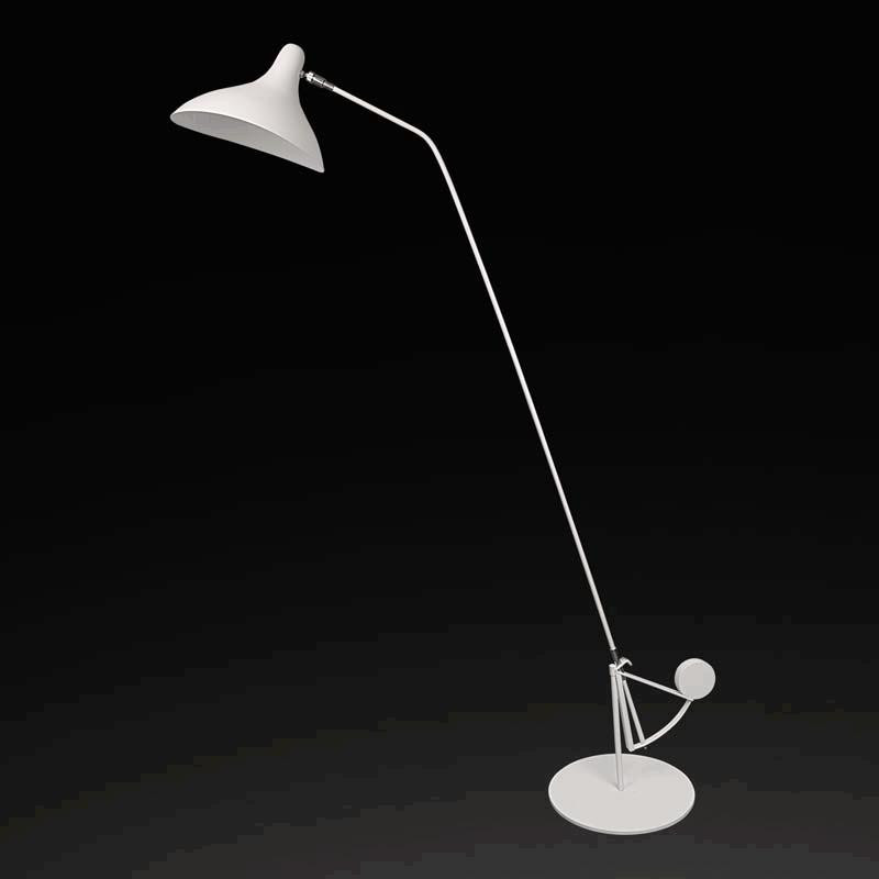 Lightstar 764706 (ML14003041-1А) Торшер MANTI 1х40W E14 White, шт lightstar 764604 mв14003041 1а бра manti 1х40w e14 chrome шт