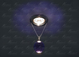 Встраиваемый светильник Kantarel CD 001.2.11 bl violet MR16 40mm