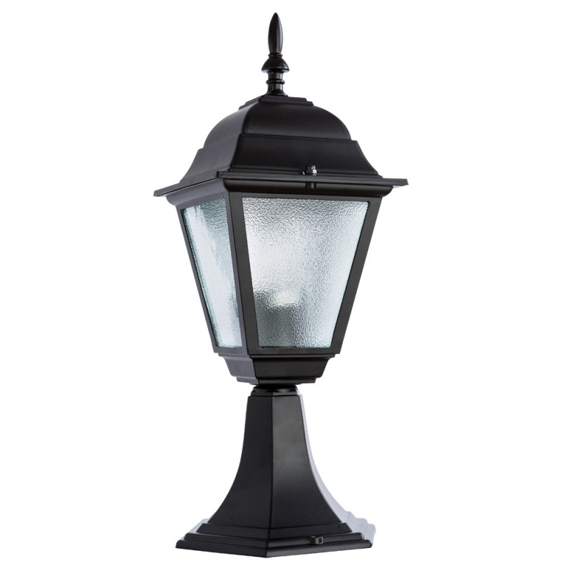 Садово-парковый светильник ARTE Lamp A1014FN-1BK садово парковый светильник amber lamp серебряный с чёрным 9123в