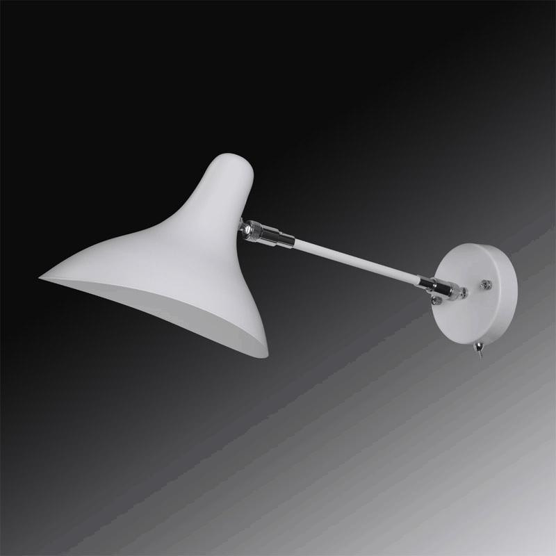 Lightstar 764606 (MВ14003041-1А) Бра MANTI 1х40W E14 White, шт бра 804620 chrome white lightstar 955809