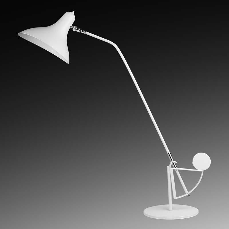 Lightstar 764906 (MТ14003041-1А) Настольная лампа MANTI 1х40W E14 White, шт lightstar 764604 mв14003041 1а бра manti 1х40w e14 chrome шт