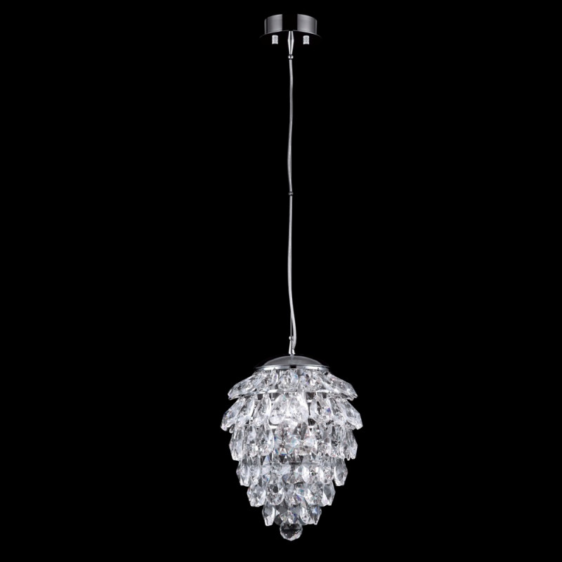 Подвесной светильник Crystal Lux CHARME SP1+1 LED CHROME/TRANSPARENT декор la platera boheme dec charme 50x60 см
