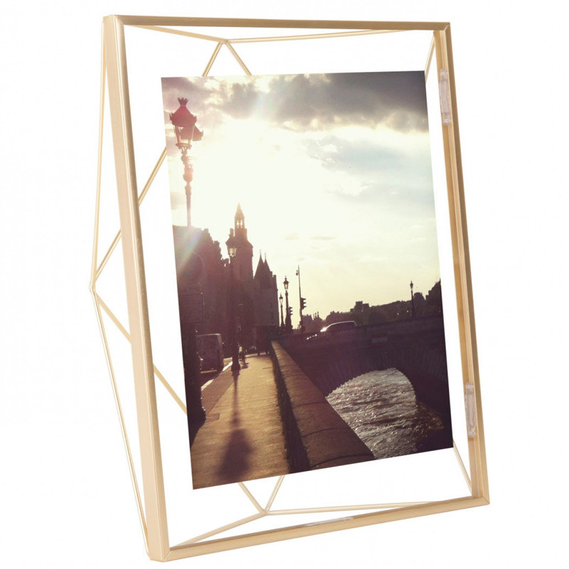 Umbra Фоторамка prisma 20х25 золотистая фоторамка umbra senza 20х25 см