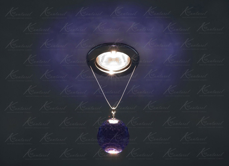 Встраиваемый светильник Kantarel CD 001.2.11 bl violet MR16 30mm