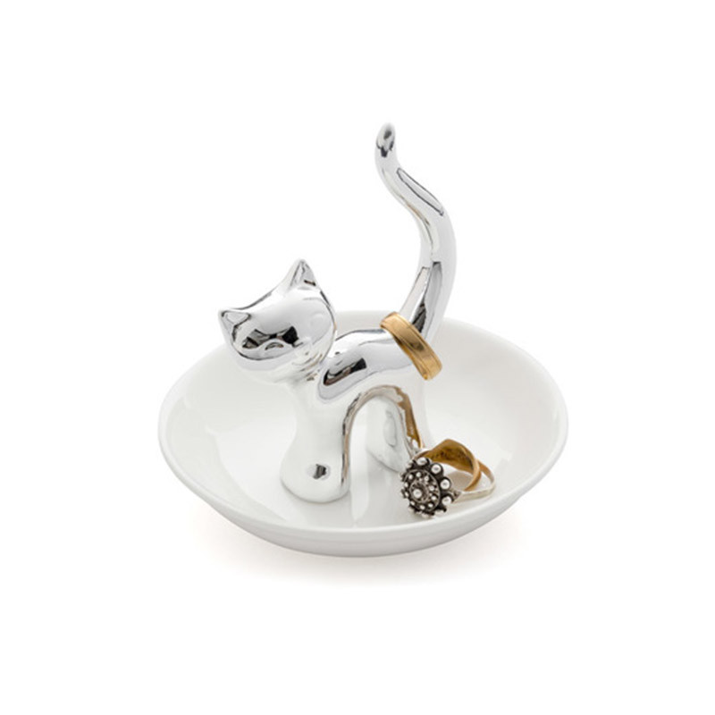 Balvi Подставка для колец gatto серебристая balvi