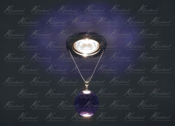 Встраиваемый светильник Kantarel CD 001.3.11 bl violet MR16 40mm