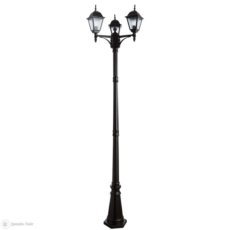 Садовый светильник ARTE Lamp A1017PA-3BK