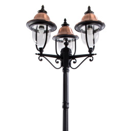 Садово-парковый светильник ARTE Lamp A1486PA-3BK
