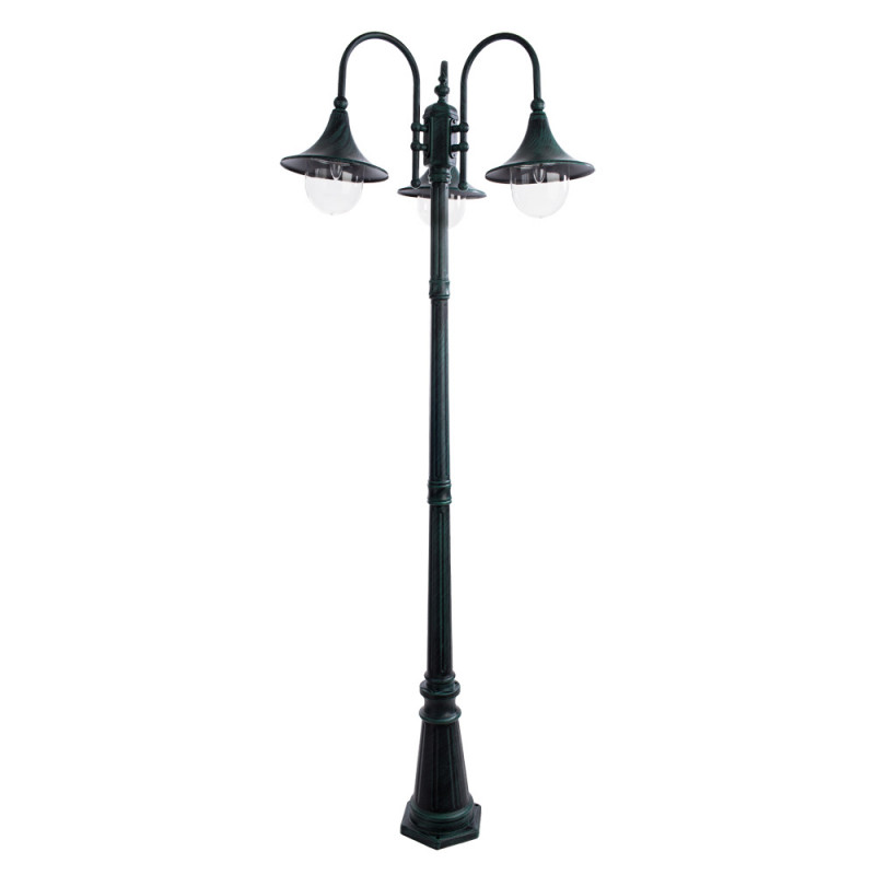 Садово-парковый светильник ARTE Lamp A1086PA-3BG садово парковый светильник arte lamp a1036pa 1bk