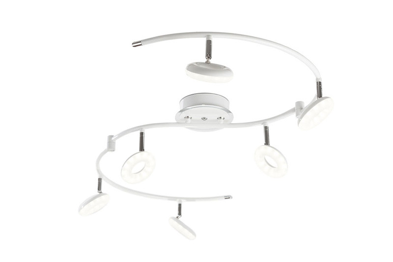 Накладной светильник IDLamp 390/6PF-LEDWhitechrome