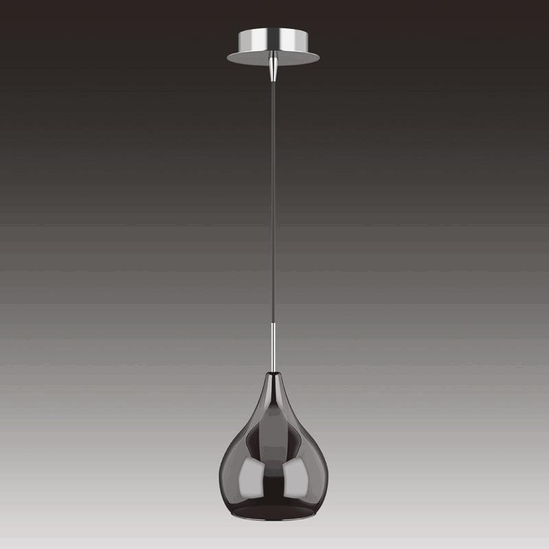 Lightstar 803039 (MD2098M-1Р) Подвес PENTOLA 1х25W G9 ХРОМ/PLUM (ПУРПУР), шт lightstar 803125 md2098b 12mx подвес pentola 12x25w g9 chrome amber smoky olive plum шт