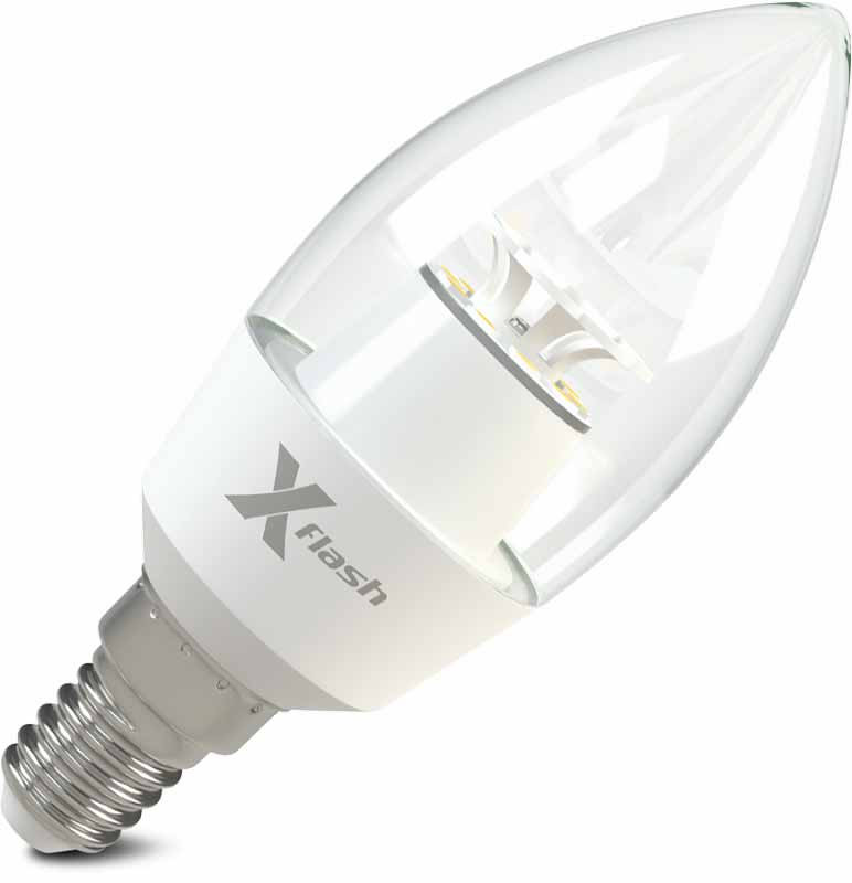 Фото X-Flash Светодиодная лампа XF-E14-CF-6.5W-3000K-220V X-flash. Купить с доставкой