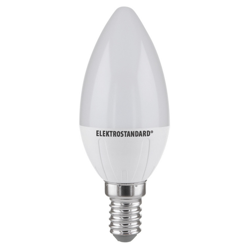 Светодиодная лампа Elektrostandard Свеча СD LED 6W 3300K E14 свеча из вощина 4 5х4 5х12 5 см бронза металлик