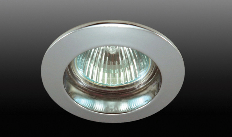 Встраиваемый светильник Donolux N1505.02 светильник встраиваемый акцент 16001xq жемчужный хром со стеклянной призмой 12в 50w gu5