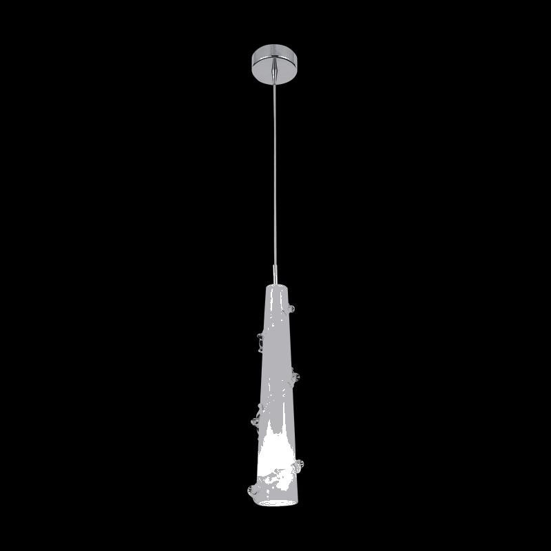 Lightstar 804310 (MD5001-1) Подвес PETALO 1х40W E14 ХРОМ/БЕЛЫЙ, шт mantra бра lightstar petalo 804620