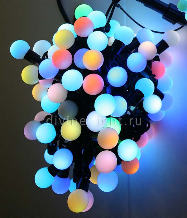 Светодиодная гирлянда Laitcom BB75-2-2RGB гирлянда светодиодная neon night мультишишки 10м каучук 80 led rgb