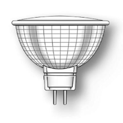 лампа врезная иллюминатор 12v 20w латунь цв золотистый коническое стекло Галогеновая лампа Duralamp 01270