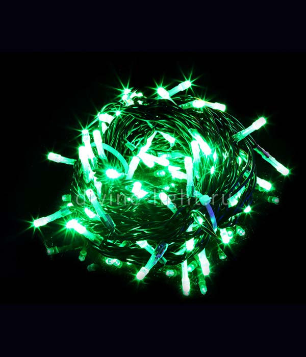 Светодиодная нить Laitcom PST100-11-1G дюралайт световая нить со светодиодами 3w 50м 230v 72led м 11х17мм зеленый led f3w