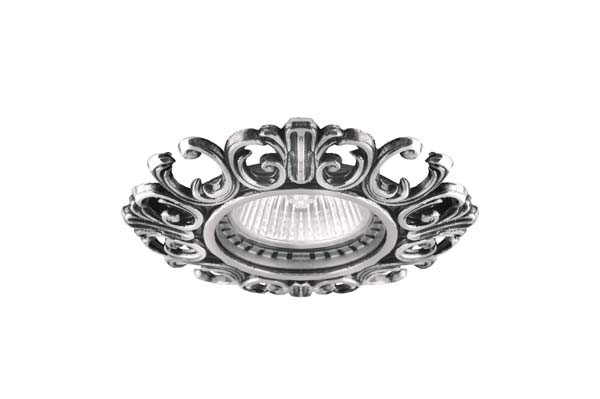 Встраиваемый светильник Donolux N1554-Old Silver встраиваемый светильник italline sag103 4 silver silver