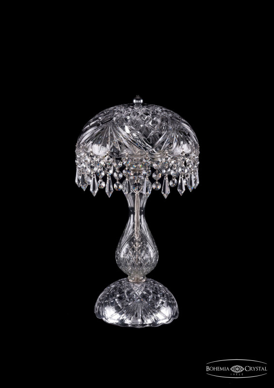 Настольная лампа Bohemia Ivele Crystal 5011/22-42/Ni/Drops