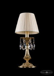 Настольная лампа Bohemia Ivele Crystal 1702L/1-30/G/SH33-160