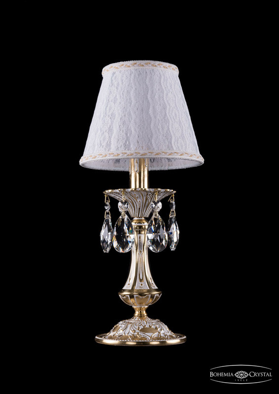 Настольная лампа Bohemia Ivele Crystal 1702L/1-30/GW/SH13A-160