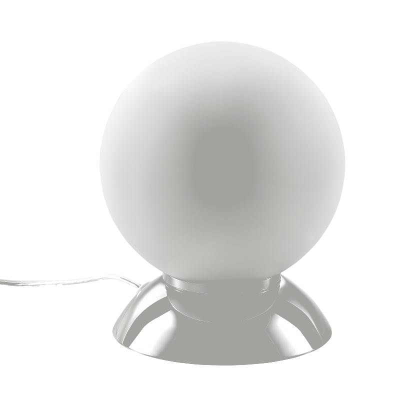 Lightstar 813914 (MT5092-1CR) Настольная лампа GLOBO 1х40W E14 chrome/white, шт бра 804620 chrome white lightstar 955809
