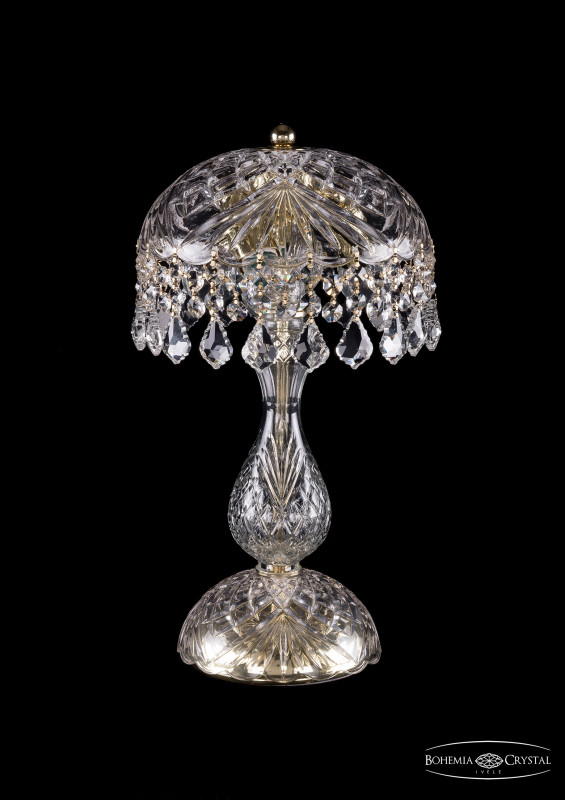 Настольная лампа Bohemia Ivele Crystal 5011/22-42/G/Leafs