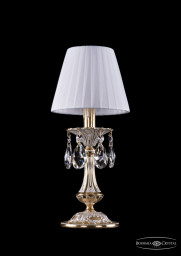 Настольная лампа Bohemia Ivele Crystal 1702L/1-30/GW/SH2-160