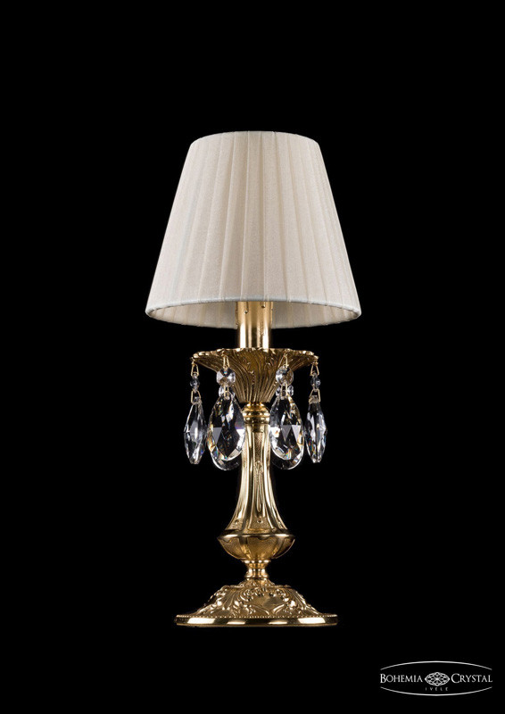 Настольная лампа Bohemia Ivele Crystal 1702L/1-30/G/SH3-160