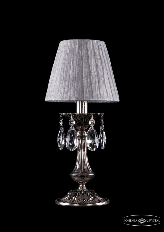 Настольная лампа Bohemia Ivele Crystal 1702L/1-30/NB/SH6-160