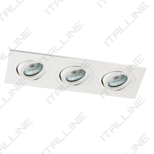 Встраиваемый светильник ITALLINE SAG303-4 white/white встраиваемый светильник italline sag203 4 white white