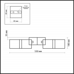 Накладная люстра Odeon Light 2048/8C