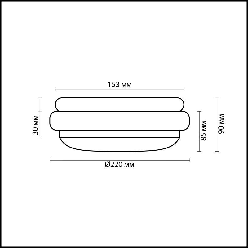 Накладной светильник Odeon Light 2403/1C