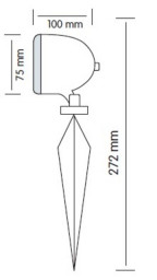 Грунтовый светильник Horoz Electric 076-001-0005