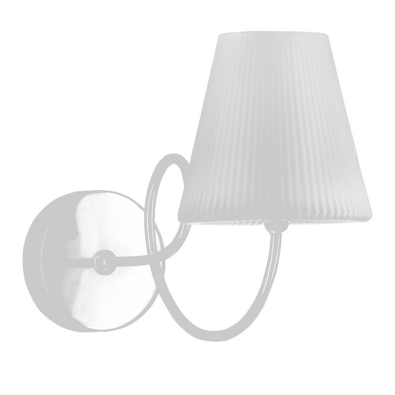 Lightstar 814614 (MB5082-1C) Бра VORTICO 1х40W G9 ХРОМ/БЕЛЫЙ (в комплекте), шт lightstar бра lightstar vortico 814614