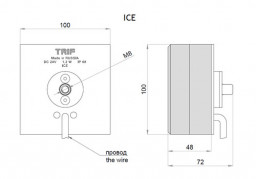 Тротуарный светильник Trif ICE GL 100 4000К