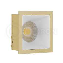 Встраиваемый светильник LeDron RISE KIT 1 Gold/White