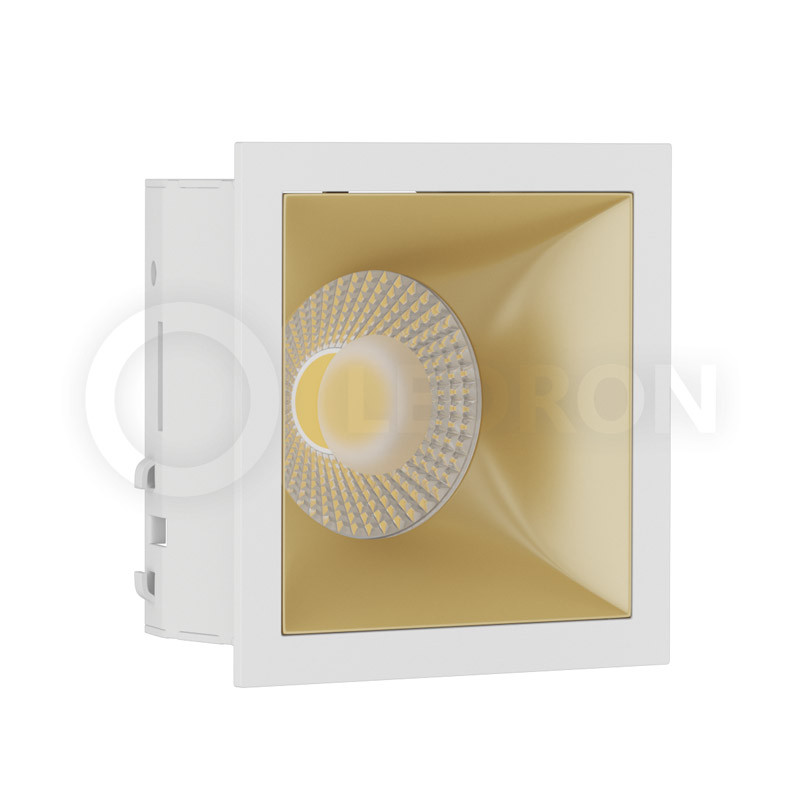 Встраиваемый светильник LeDron RISE KIT 1 White/Gold wyatt gold шейкер