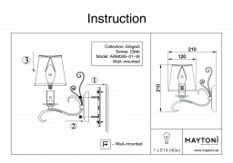 Бра Maytoni ARM026-01-W